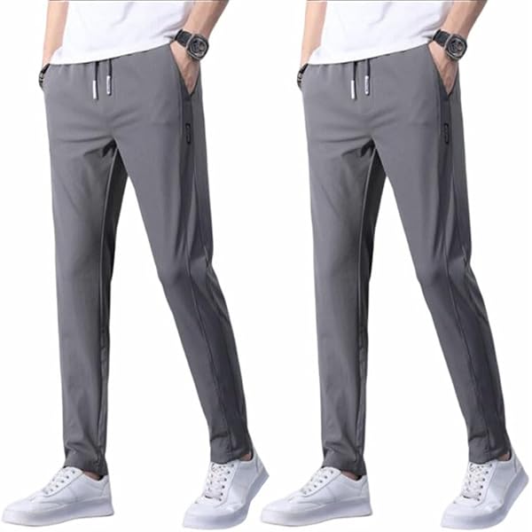 シルクテーラードパンツ Amazon | アイスシルク 接触冷感 パンツ メンズ ストレッチ